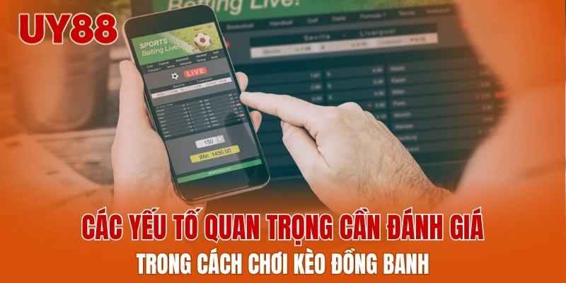 Các yếu tố quan trọng cần đánh giá trong cách chơi kèo đồng banh